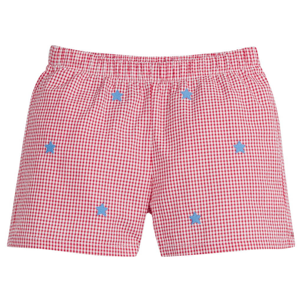 Embroidered Basic short- Stars (6y)