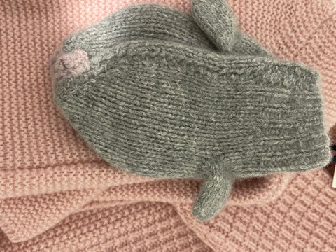 Cashmere Bunny Mittens