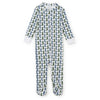 Parker Zipper Pj- Blue Cowboy Boots (0/3m)