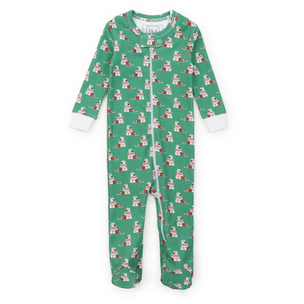 Parker Zipper Set- Santa's Helper (3/6,9/12m,2,3t)