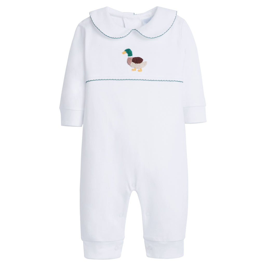 Crochet Playsuit- Mallard (3,9m)