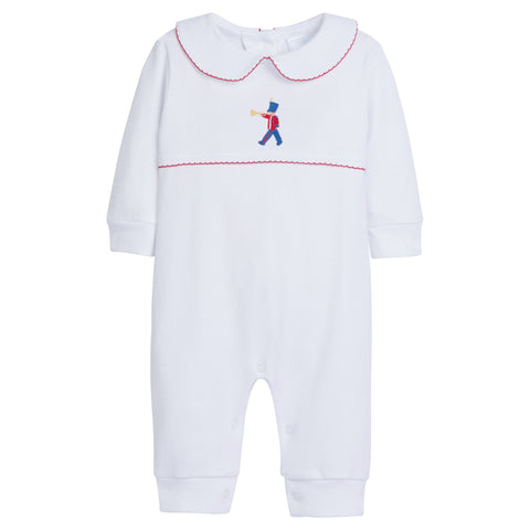 Embroidered Playsuit- Toy Soldier (9m)