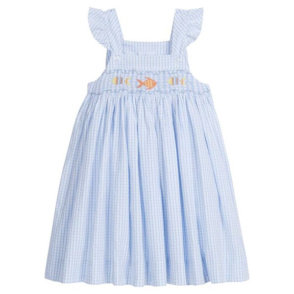 Smocked Lizzy D Dress-Fish