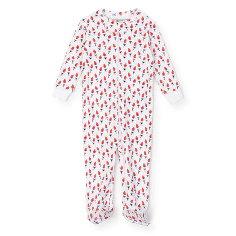 Parker Zipper Pajama- Patriotic Popsicle (0/3,3/6,6/9m,3t)